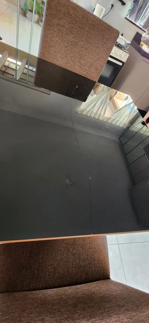 Mesa de vidro 4 lugares - Foto 5