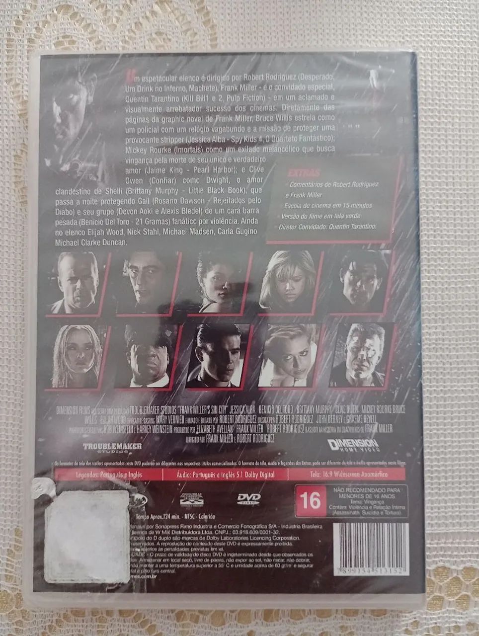 DVD - SIN CITY - CLÁSSICO RARO - LACRADO  - Foto 2
