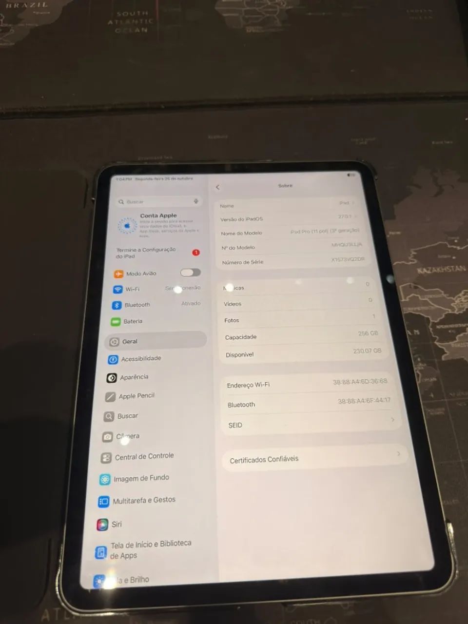 ipad pro 3 geracao m1 256gb wifi 
