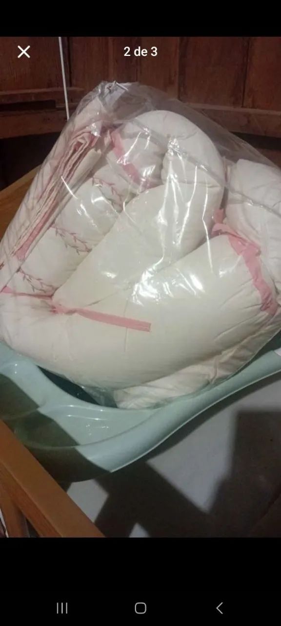 Kit berço e banheira nunca usados