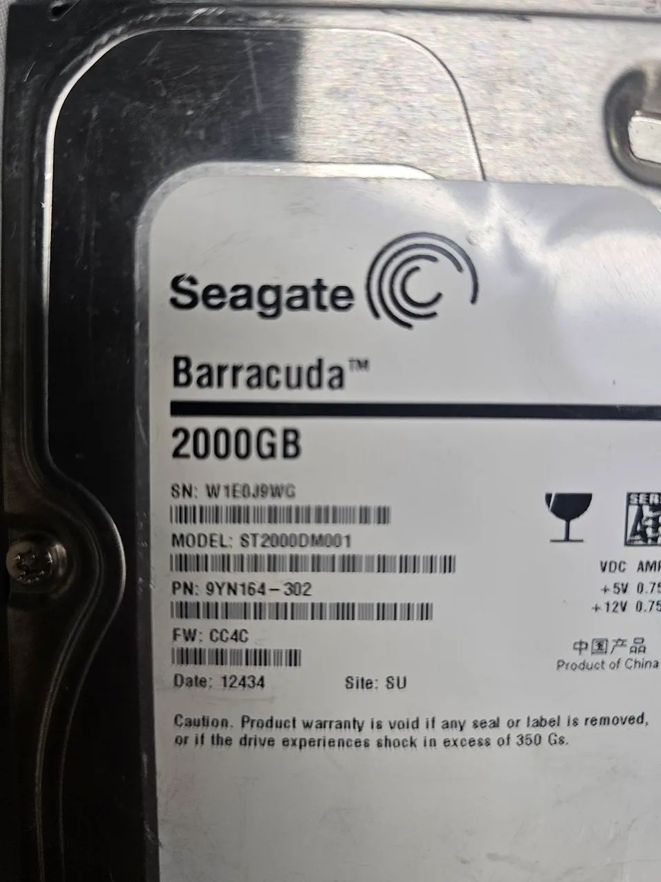 HD 2TB SEAGATE DEFEITO  - Foto 2