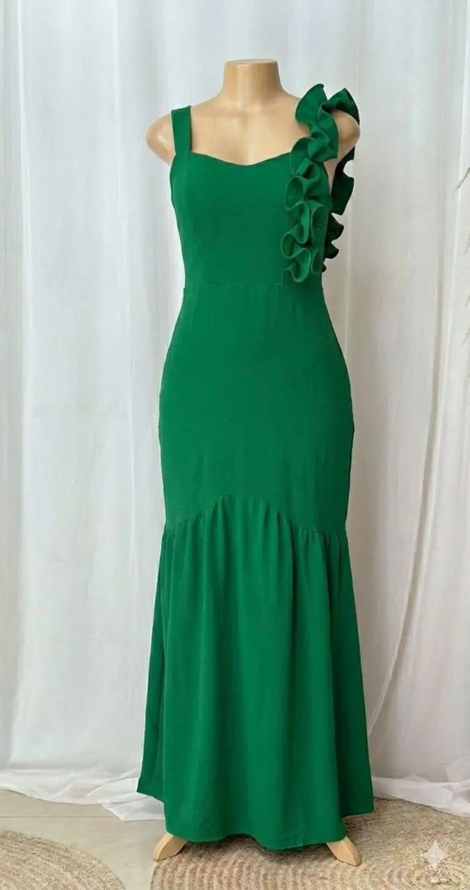 VESTIDO VERDE TAM M 