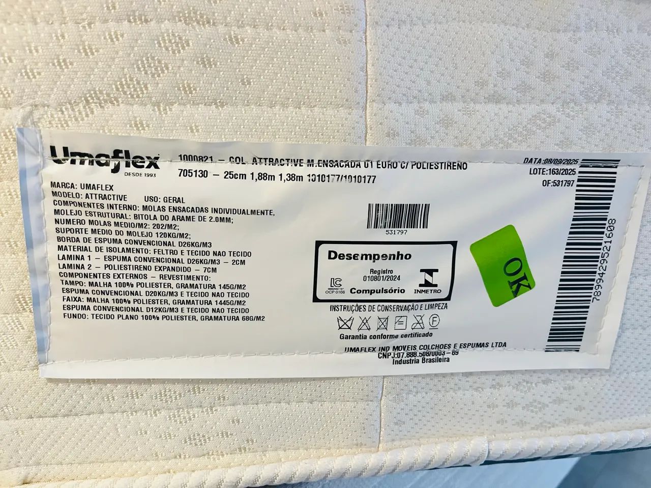 Cama box semi nova Umaflex Alta qualidade - Foto 3