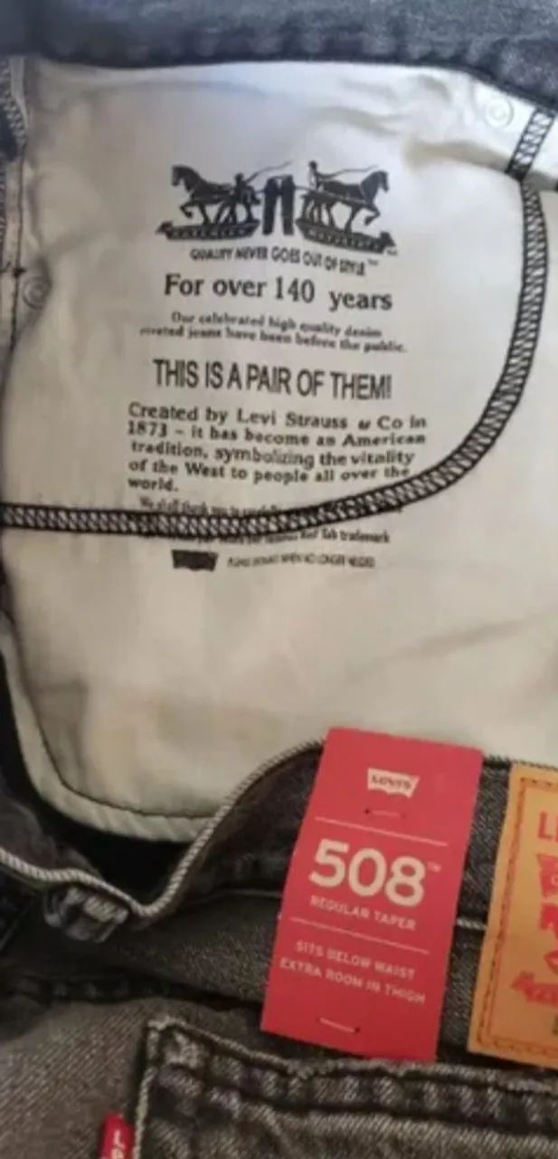 Calça levis cinza 46 - Foto 5
