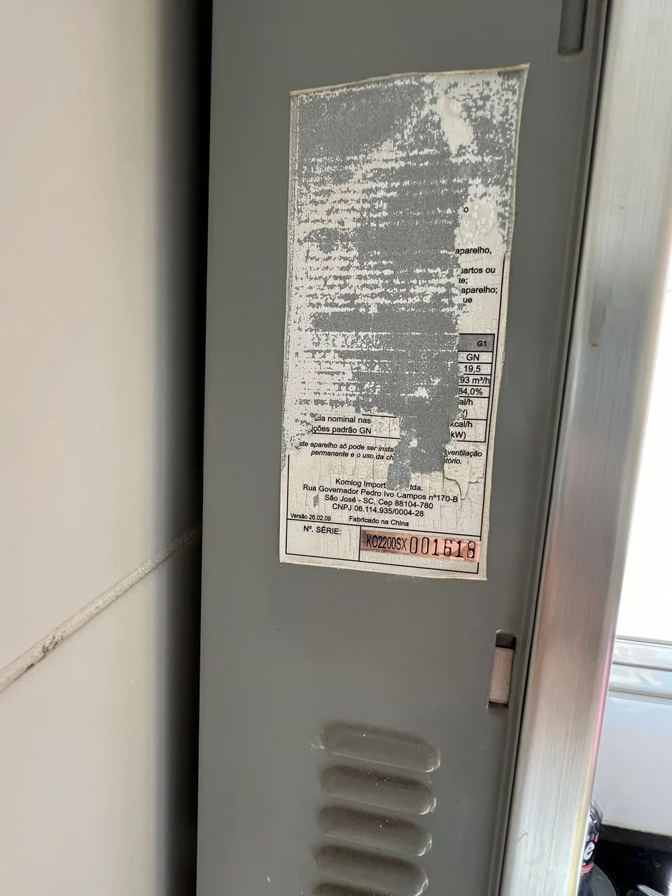 Aquecedor a gás 21 litros komeco  - Foto 2
