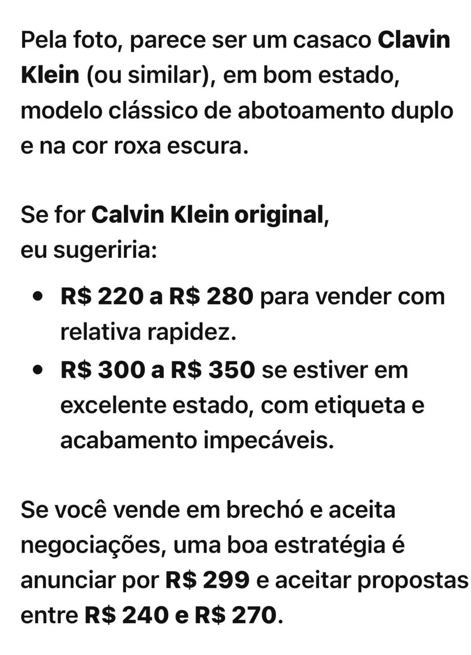 Casaco Clavin Klein - Foto 3