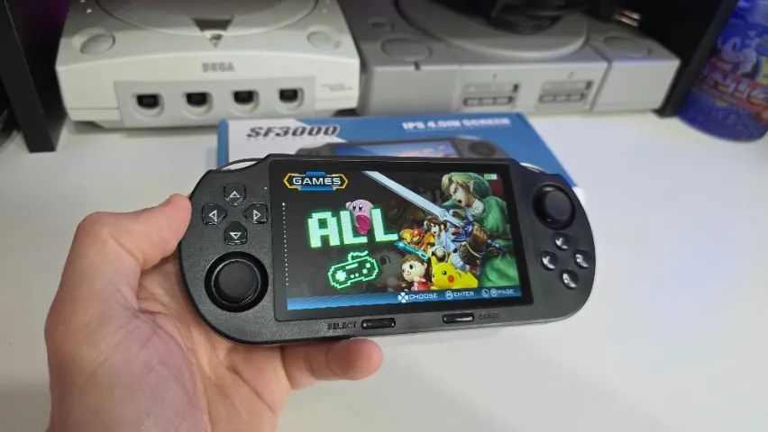 Portátil SF3000 4,5 polegadas (formato de PSP) 64gb com jogos - Foto 4