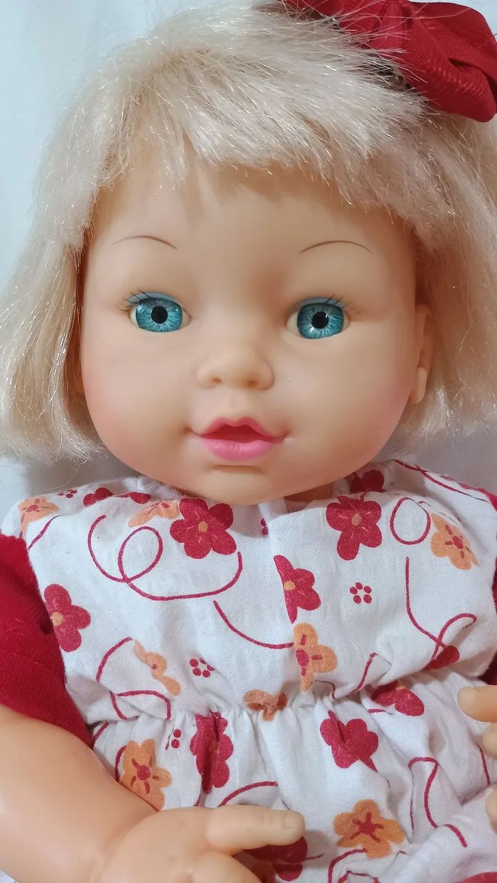 Boneca antiga importada com 50 cm de altura  - Foto 4