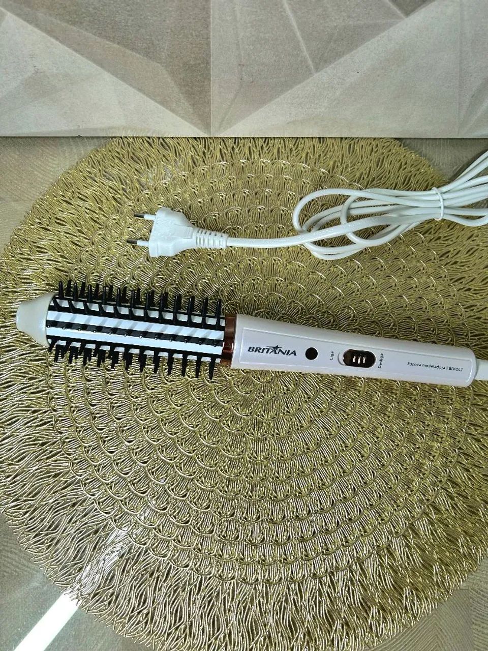 Escova Modeladora Britânia 2 em 1 Bivolt - Foto 3