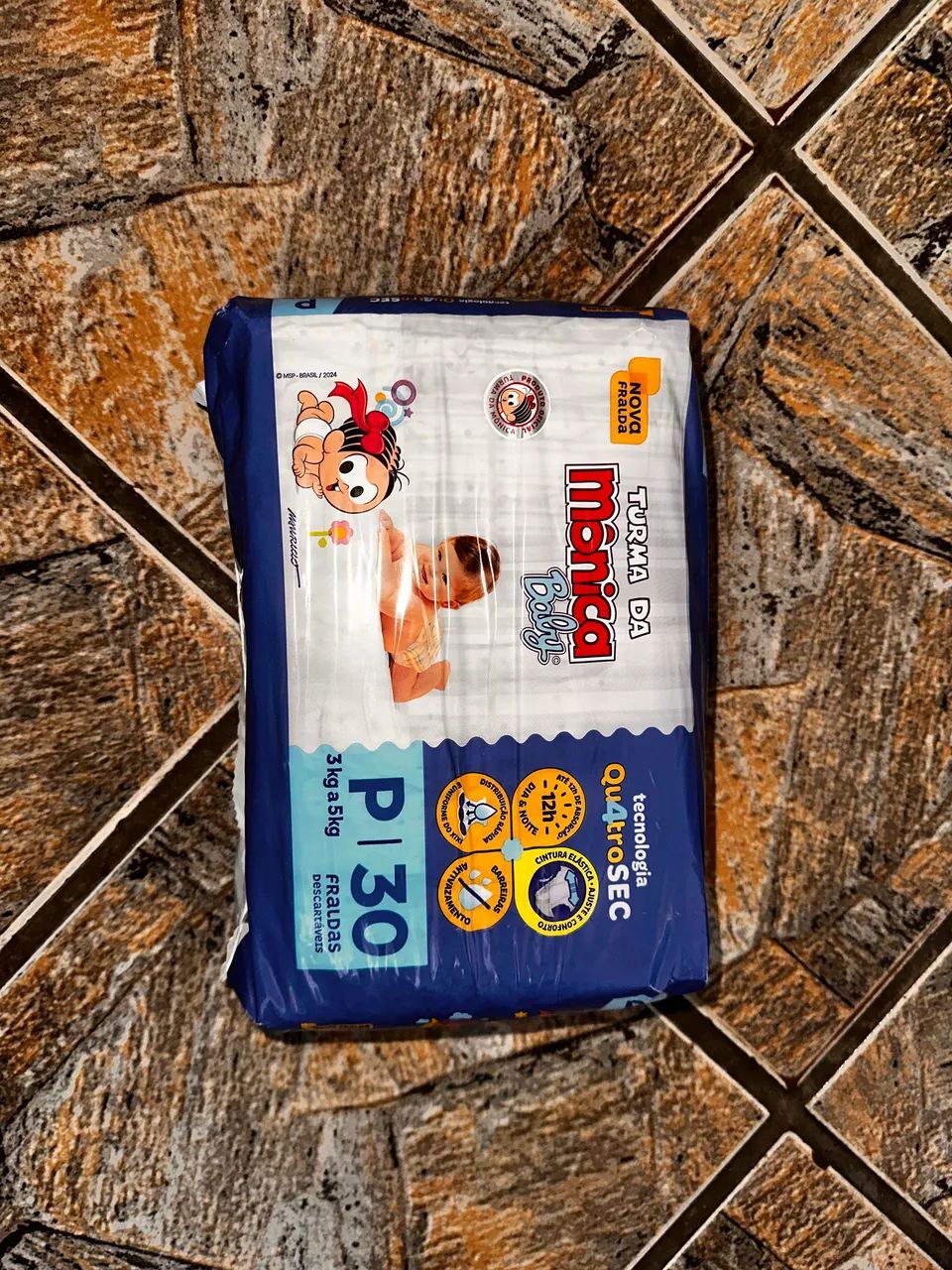 KIT BANHO BEBÊ (BALDE E BANHEIRA) + 4 FRALDAS - Foto 4