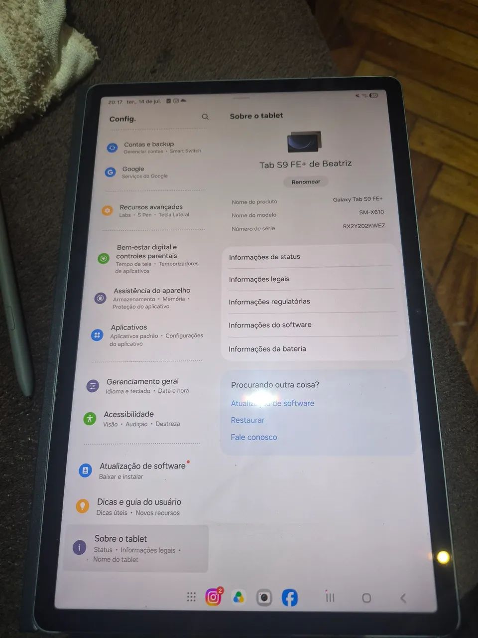 Tab s9 Fe com capinha - Foto 4