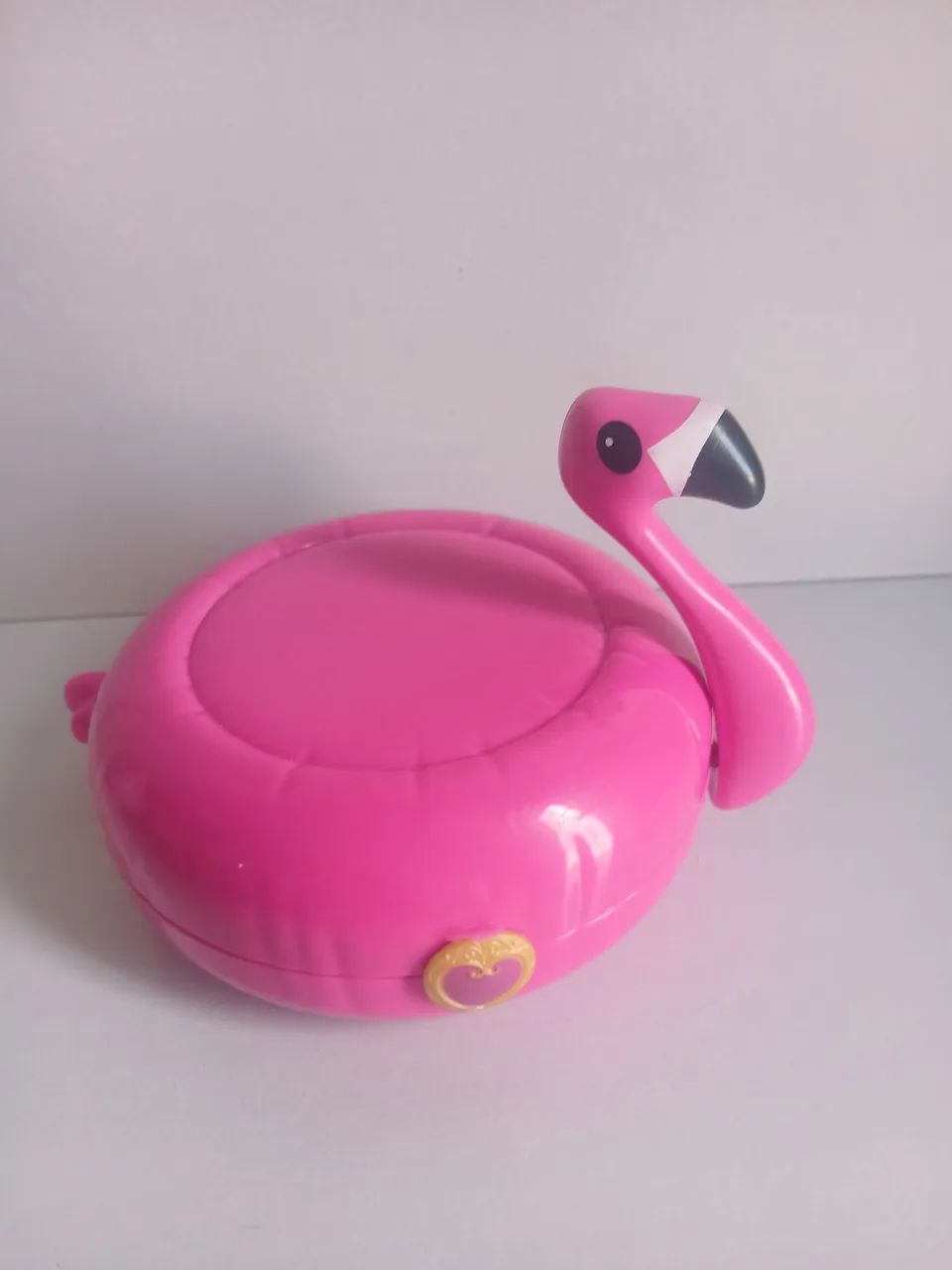 Boneca com playset Polly pocket mini world flamingo - Foto 3