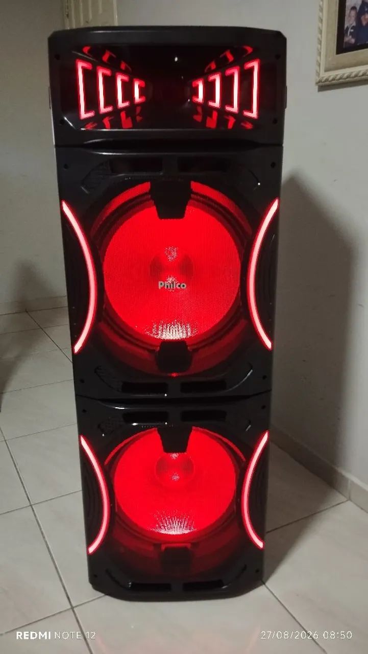 Caixa de som amplificada PCX 35000 Philco Extreme - Foto 4