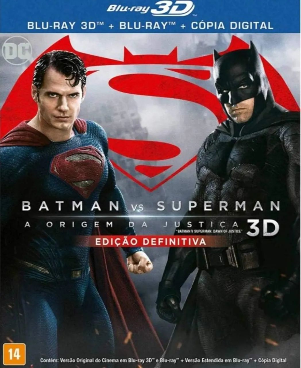 Batman vs superman (bluray+bluray 3d)