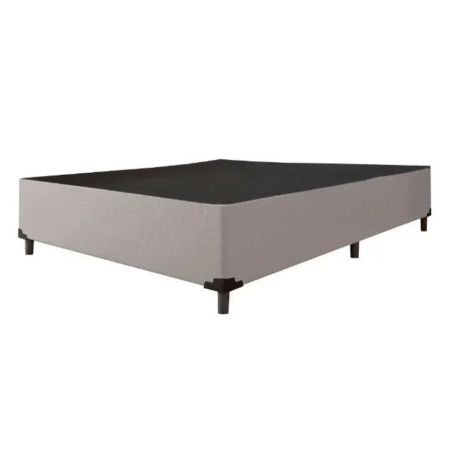 Cama Base Box Casal Cor Fumaça