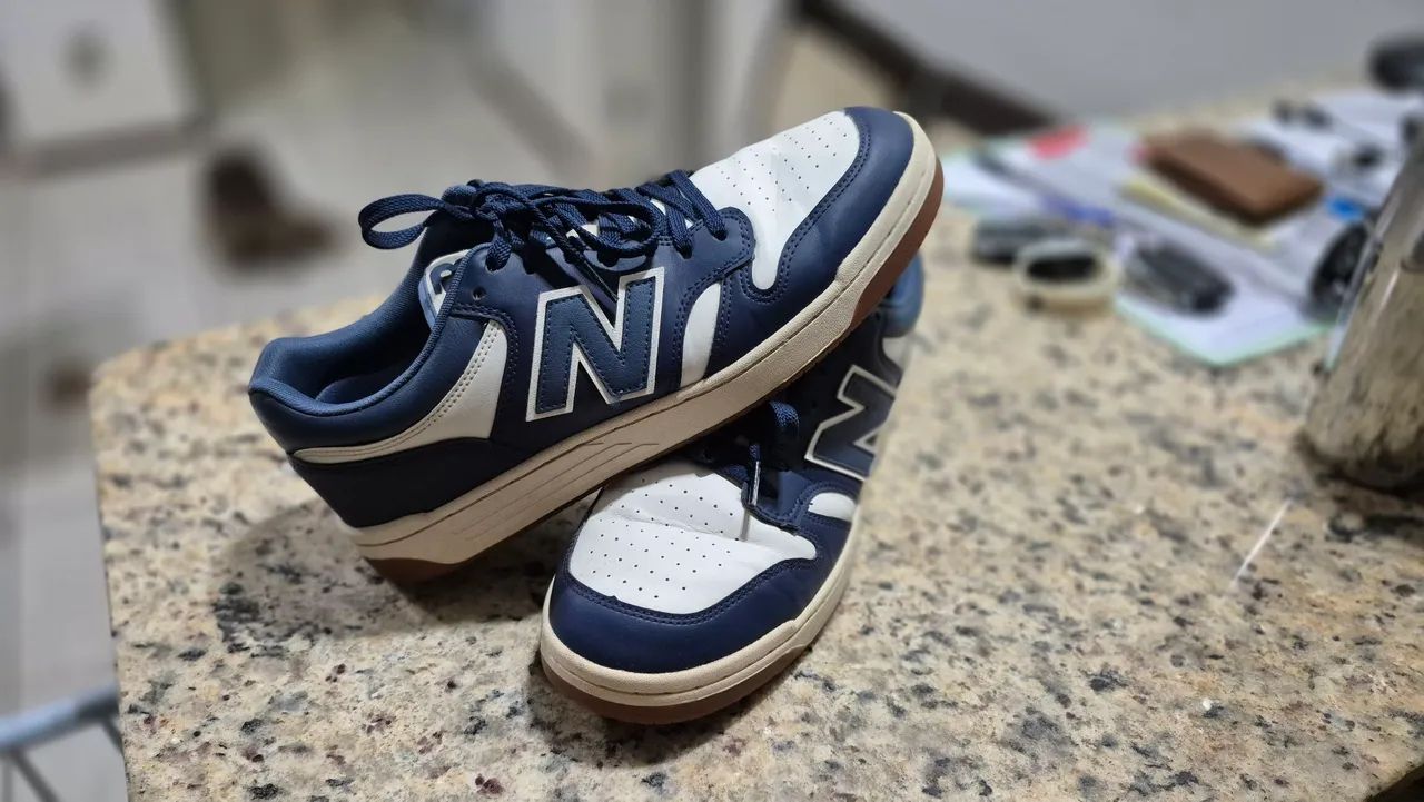 ORIGINAL Tênis New Balance 480 Low Azul - Foto 5