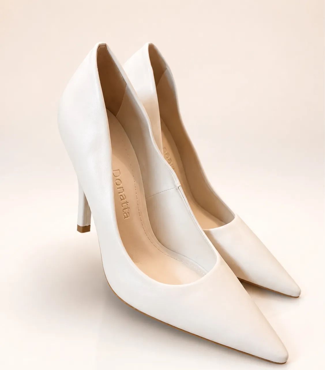 Scarpin Branco Donatta - 37
