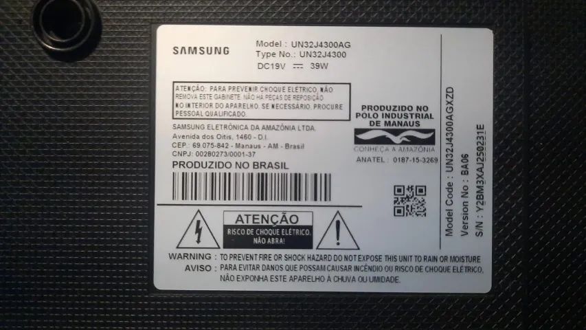 TV LED Samsung 32 Polegadas (Com Defeito)