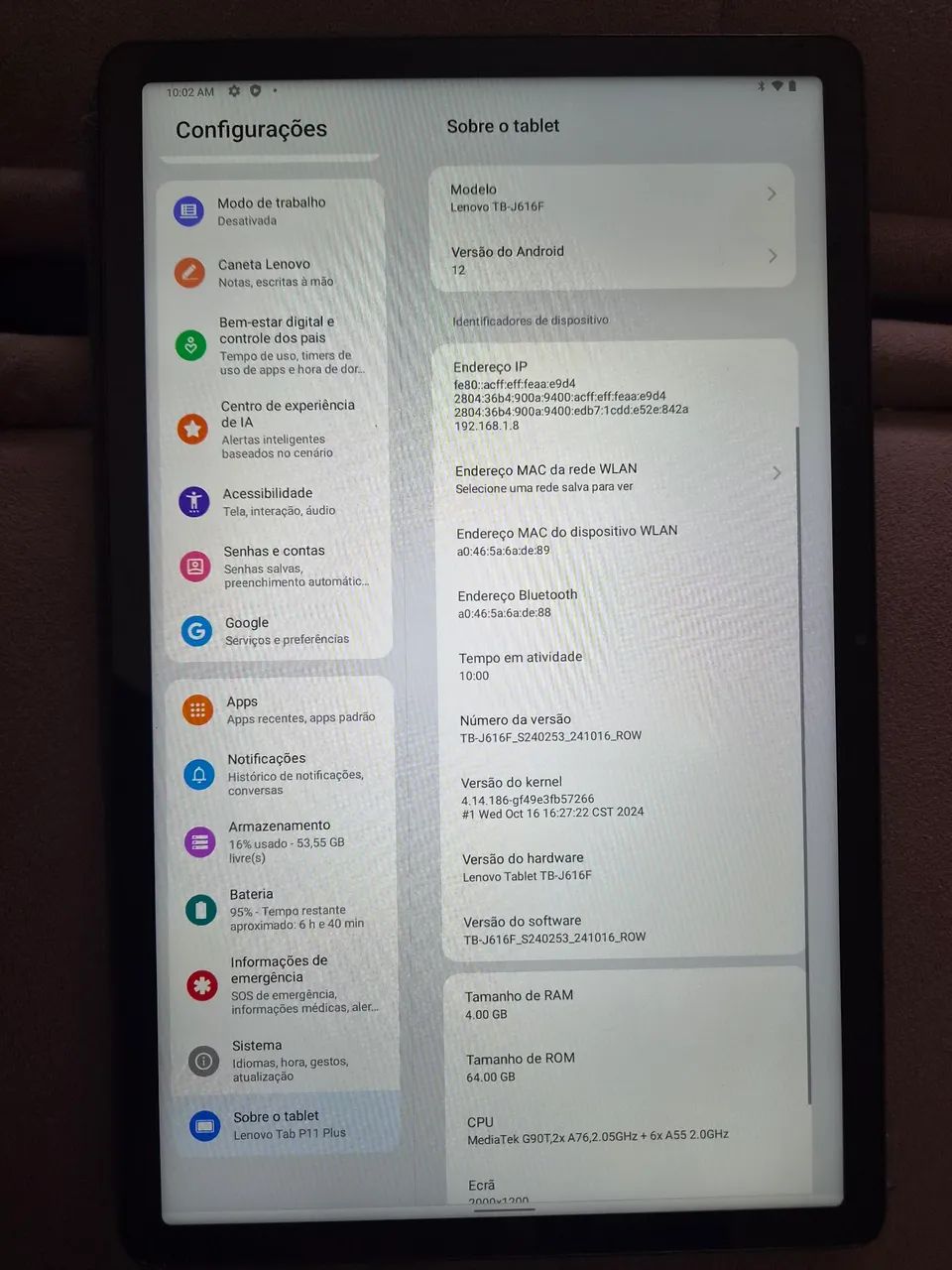 Vendo Tablet lenovo p11 j616f 64gb - Foto 3