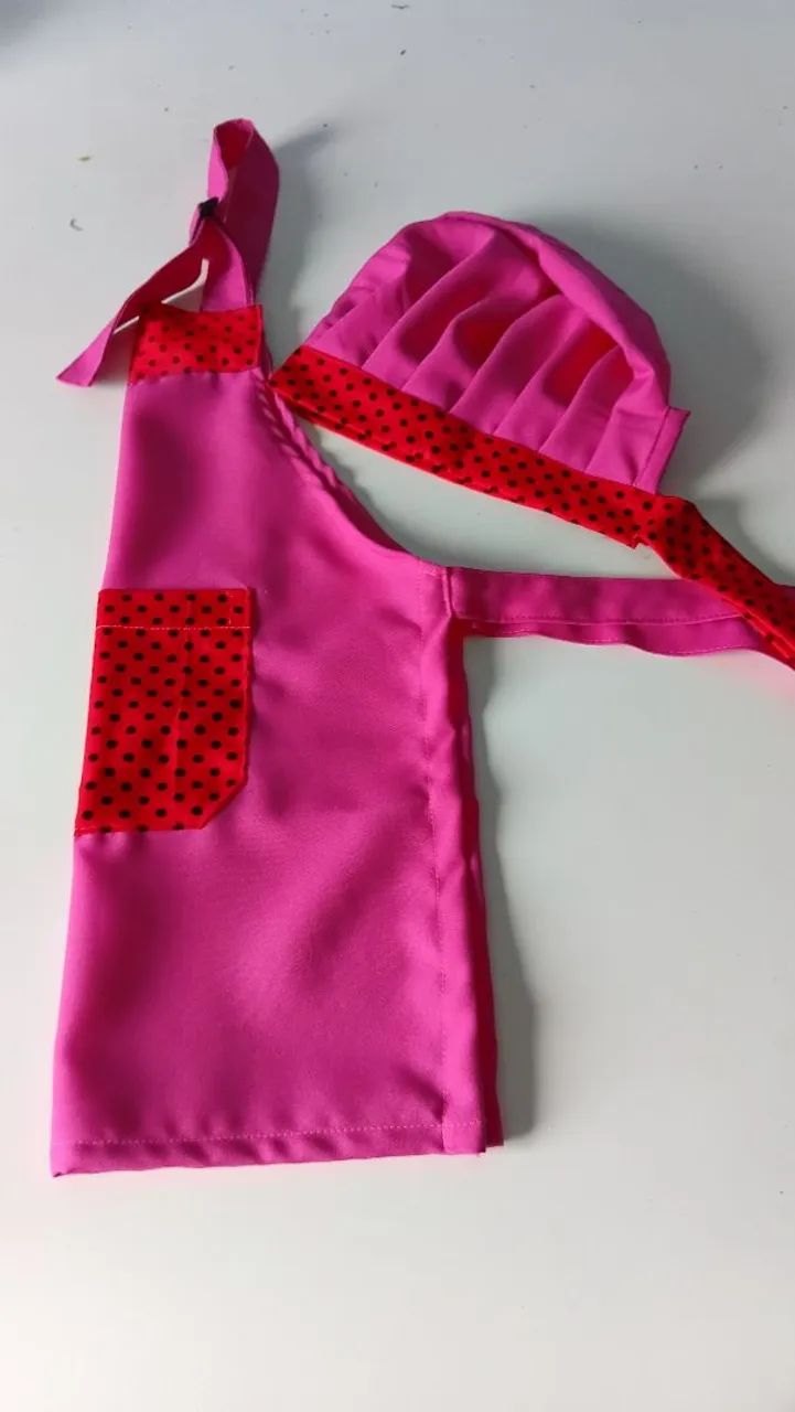 Kit avental e touca infantil  - Foto 4