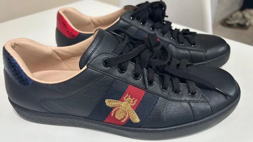 Gucci Ace Web Bee masculino  - Foto 2