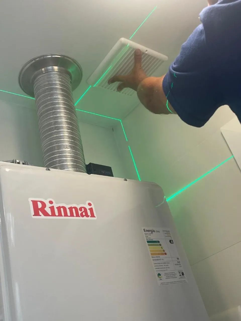 Aquecedor fora das normas da inspeção de gás - Macaé RJ - Foto 2