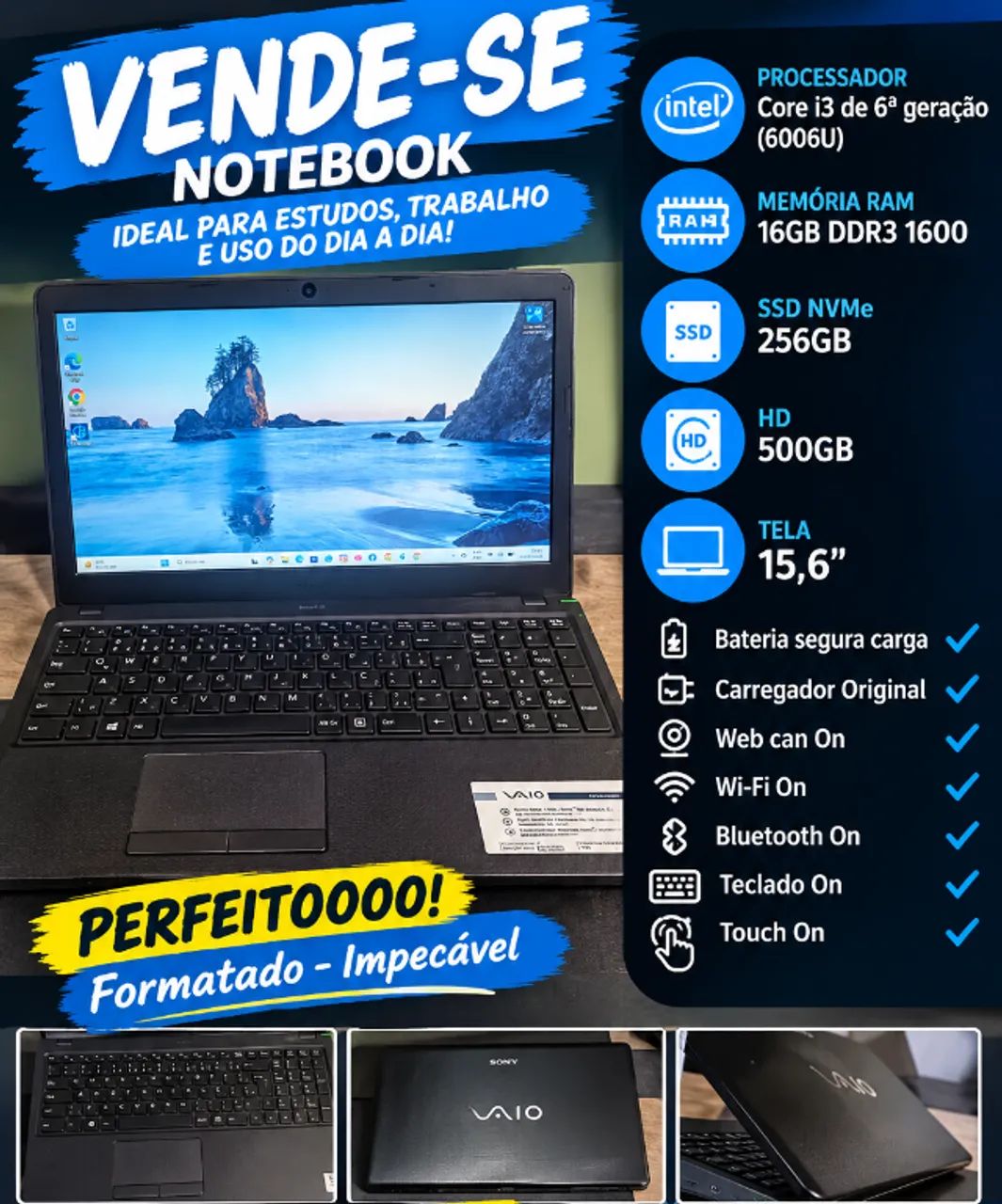 Vendo ou troco Notebooks - Foto 3