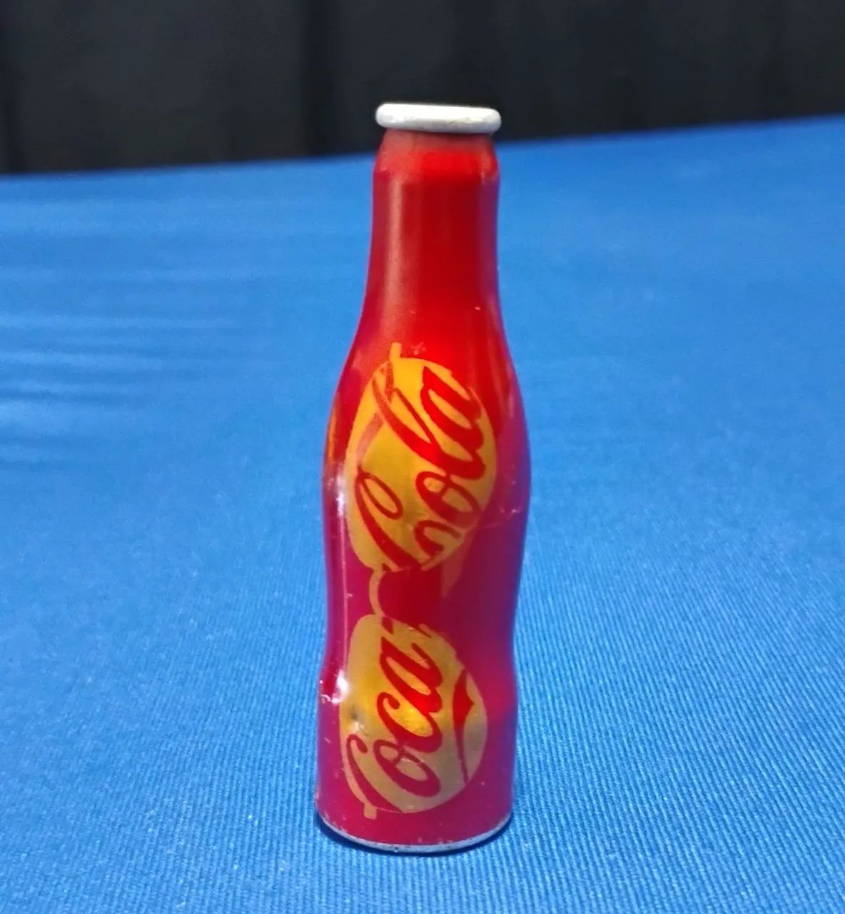 Miniatura garrafa Coca-Cola de alumínio 