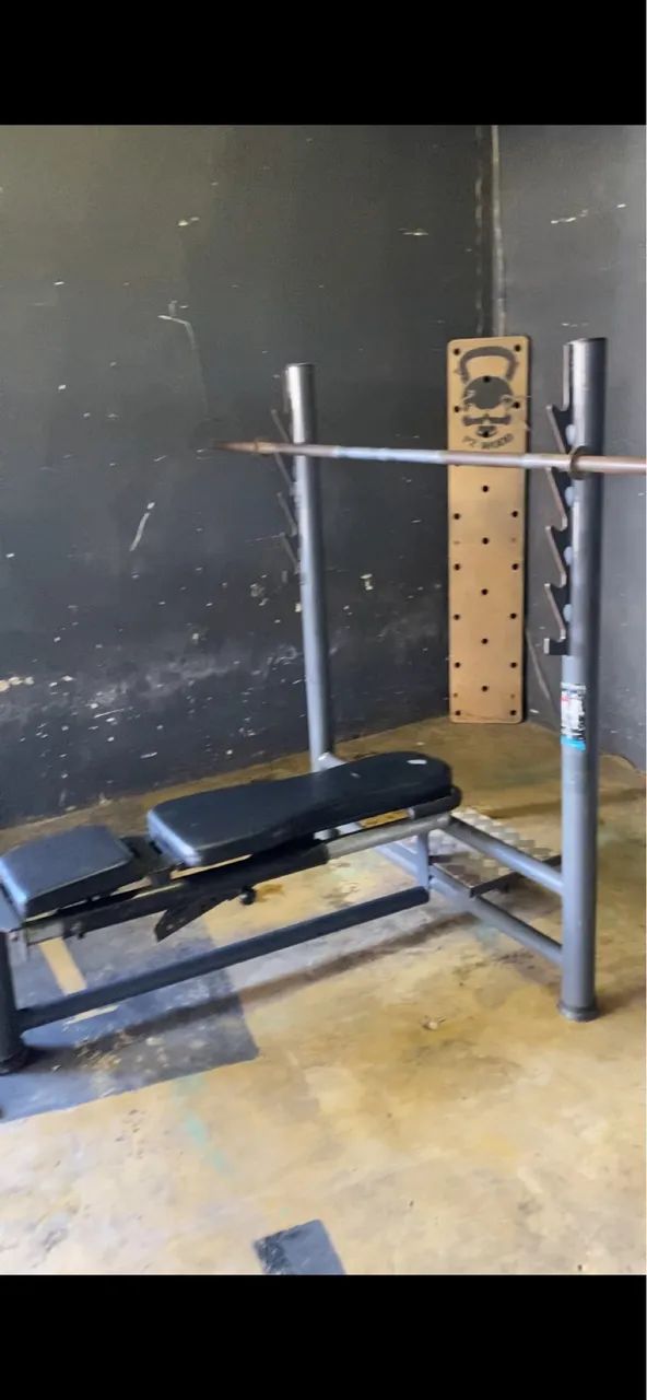 MESA SUPINO RETO + INCLINADO PROFISSIONAL - Foto 4