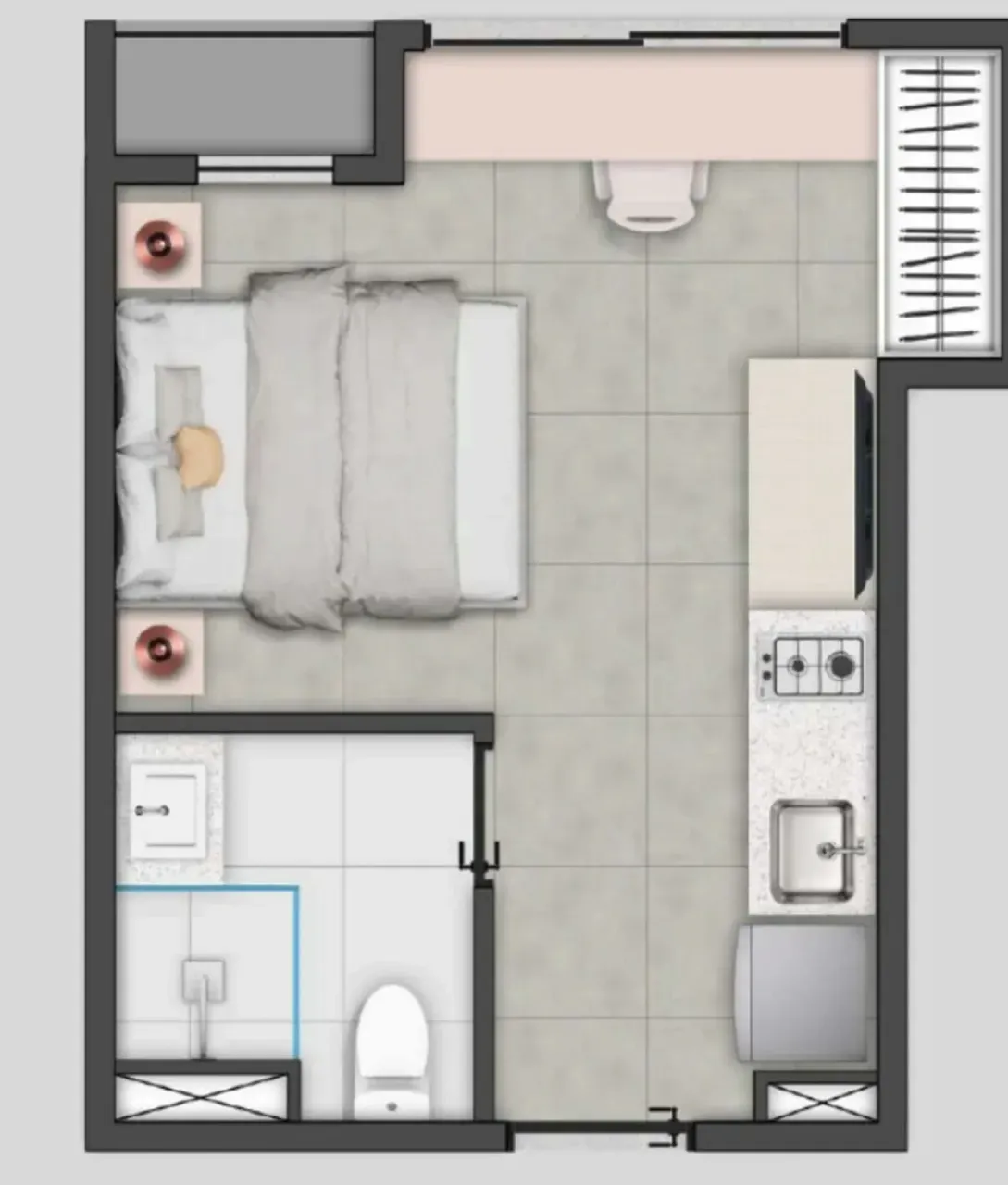 PLANTA 22m²