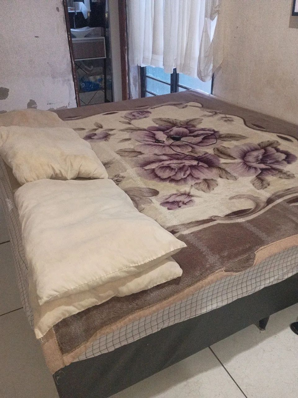 Cama King size com suporte - Foto 3