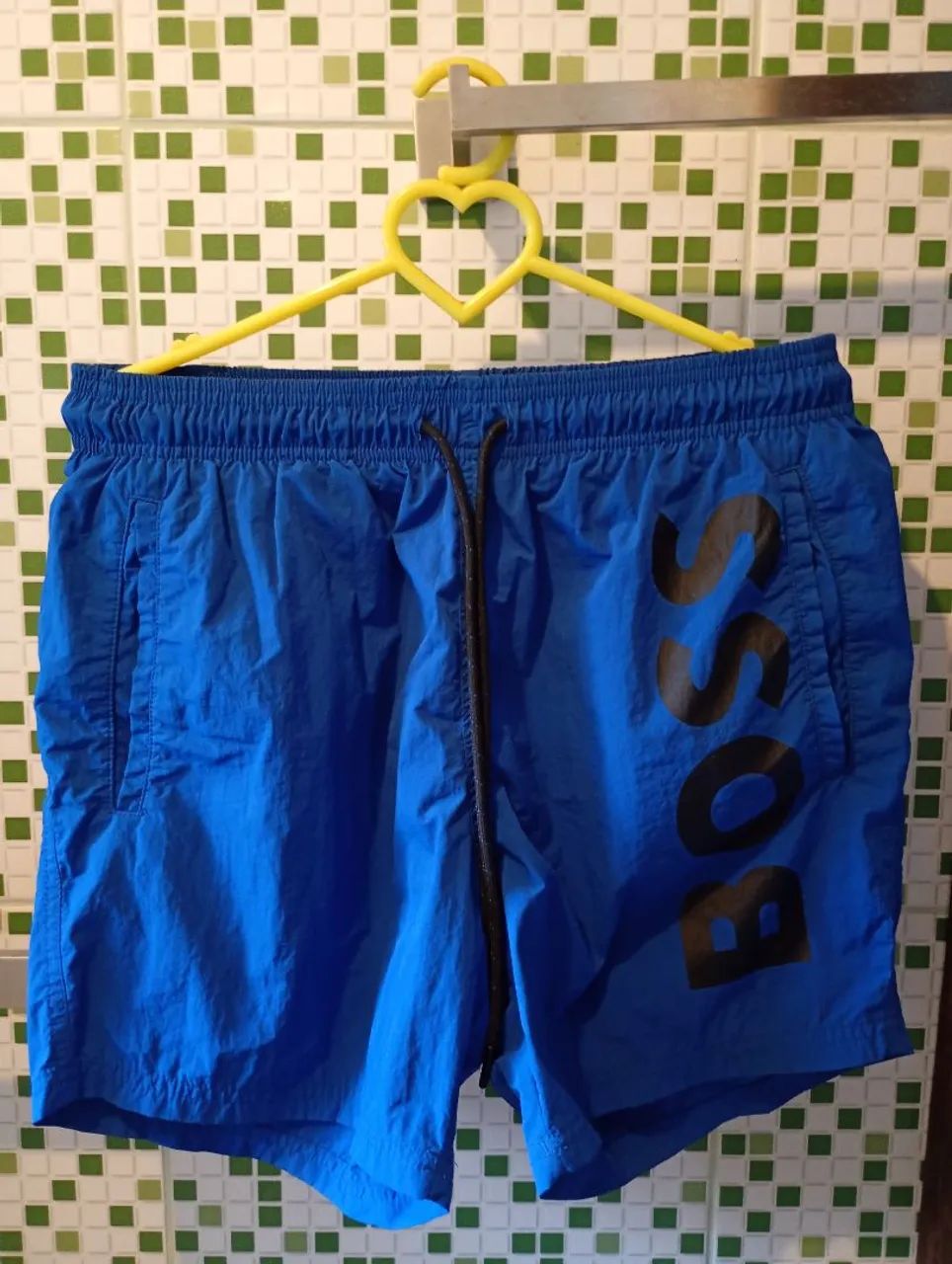 Short boss azul 