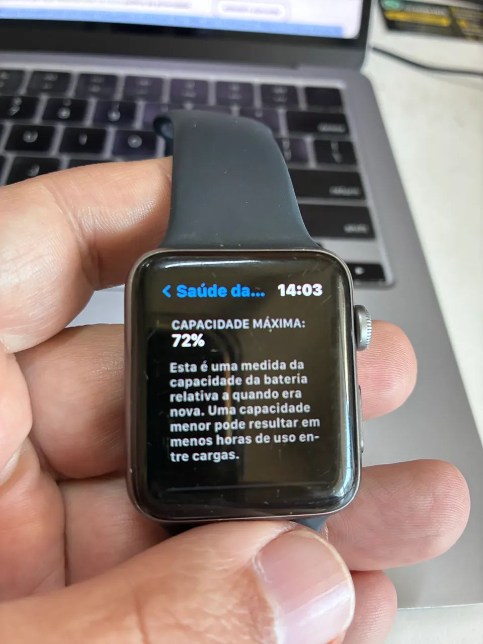 apple watch series 3 nike (gps) com caixa de alumínio de 42mm