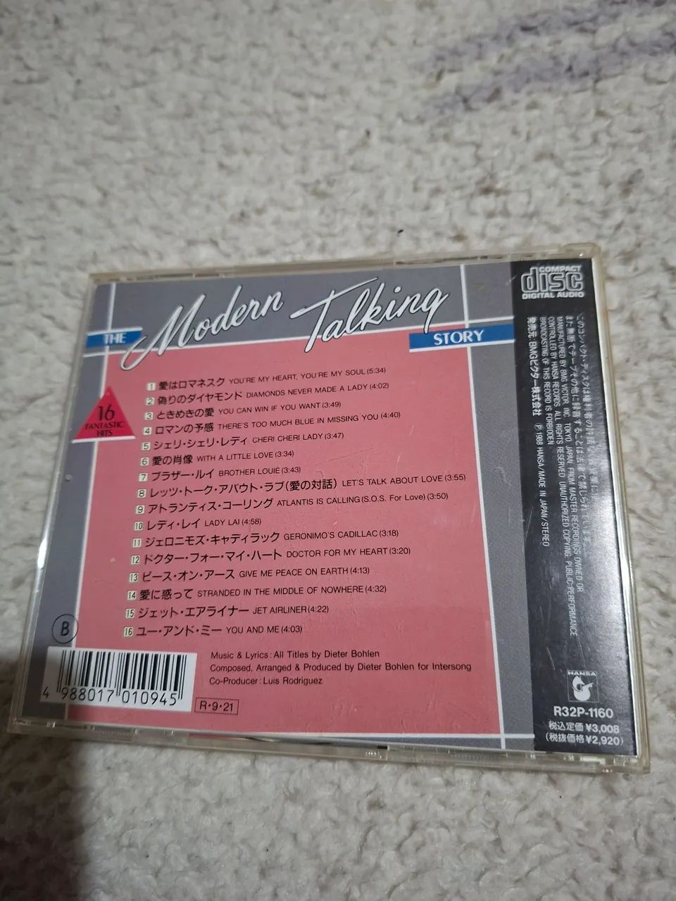 CD ORIGINAL MODERN TALKING