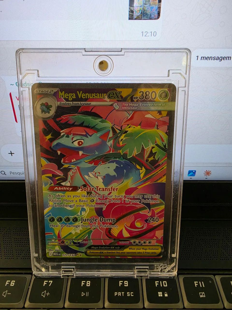 Cartas pokemon pikachu gengar dragonite venosaur - Foto 3
