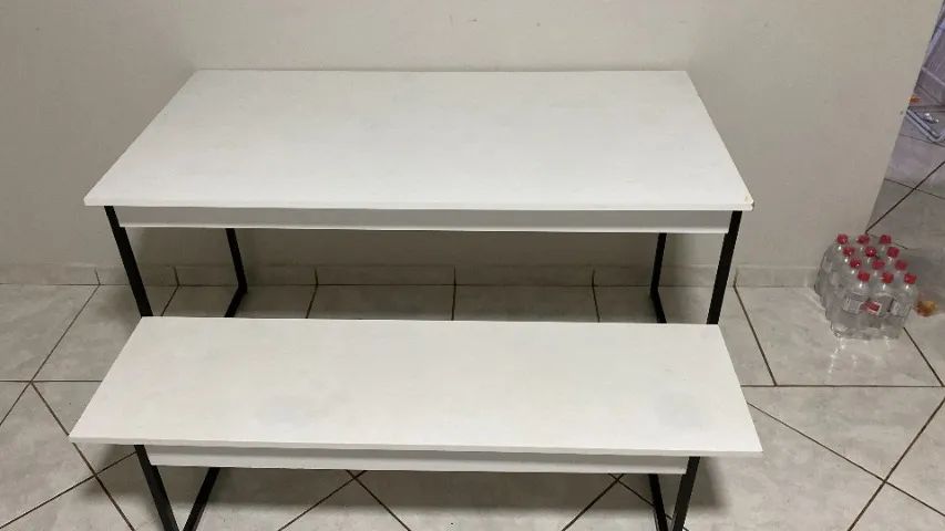 Mesa Retangular c/ 2 Bancos