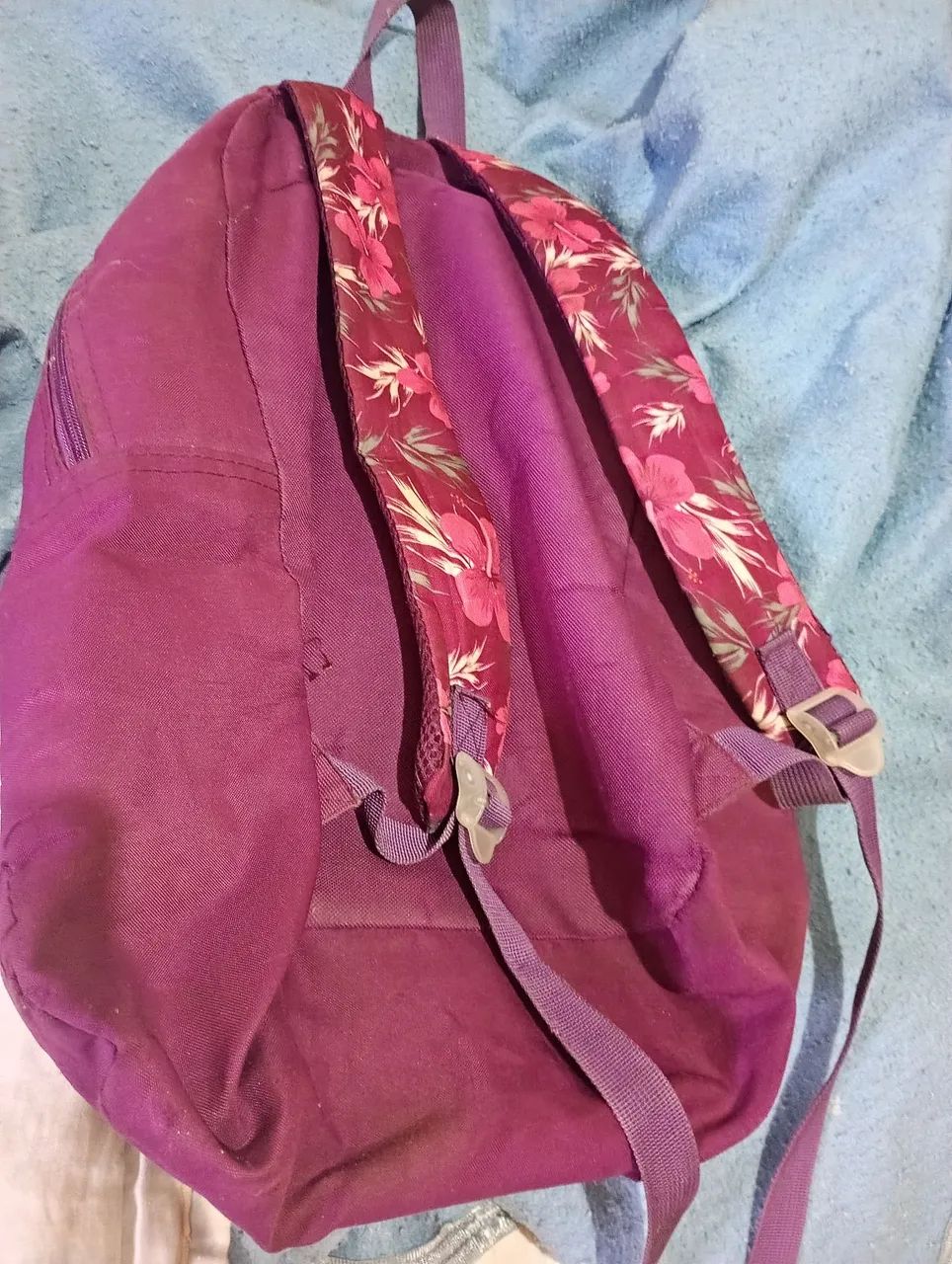 Mochila cor roxa  - Foto 2