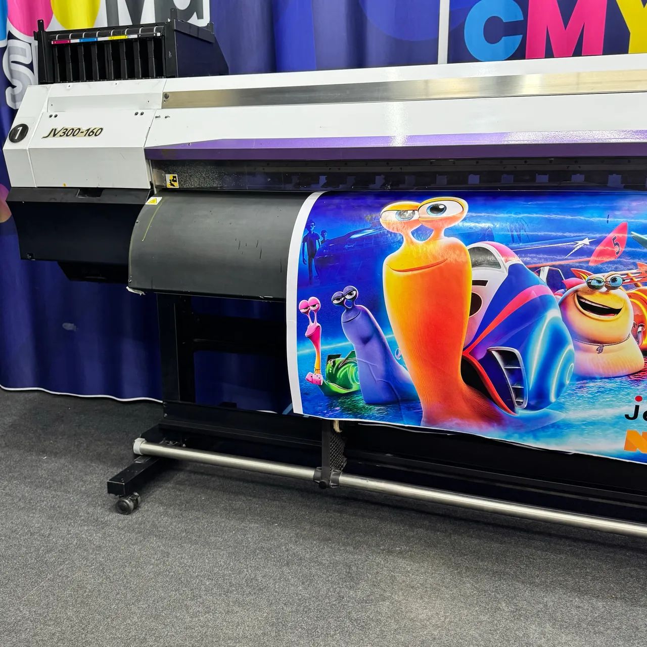 Plotter Mimaki JV300-160 com Cabeça Nova Solvente ou Sublimática 1 ou 2 Cabeças - Foto 3