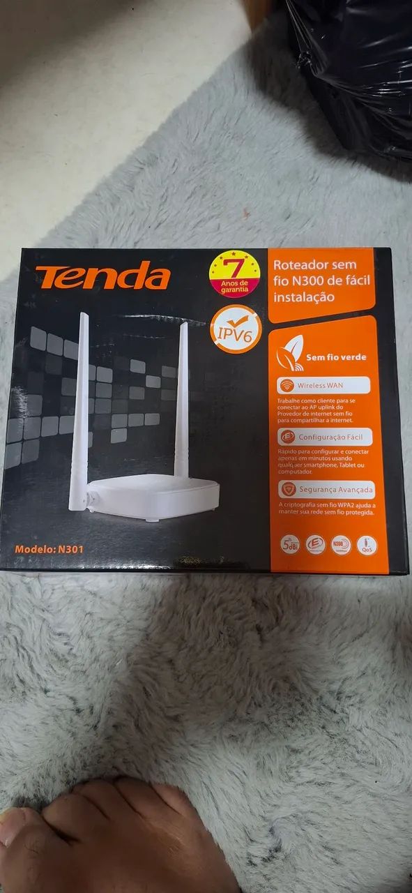 Roteador sem fio Tenda n301