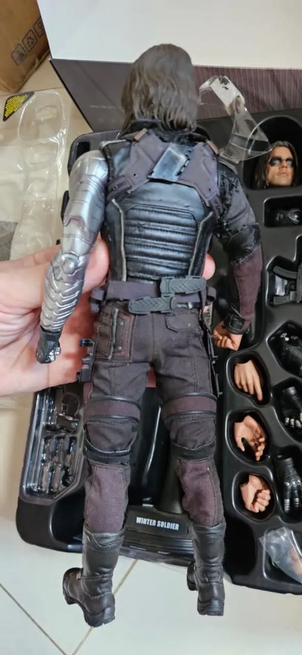 Hot toys Winter soldier 1/6 soldado invernal do filme capitão