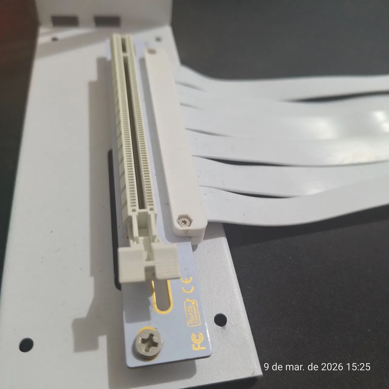 Adaptador Cabo Extensor Riser Flexível Pci-e 30cm - Foto 3