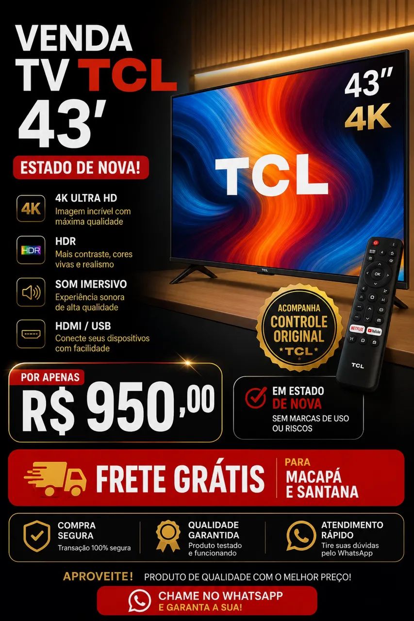 TV Smart 4K 43?  - Foto 4