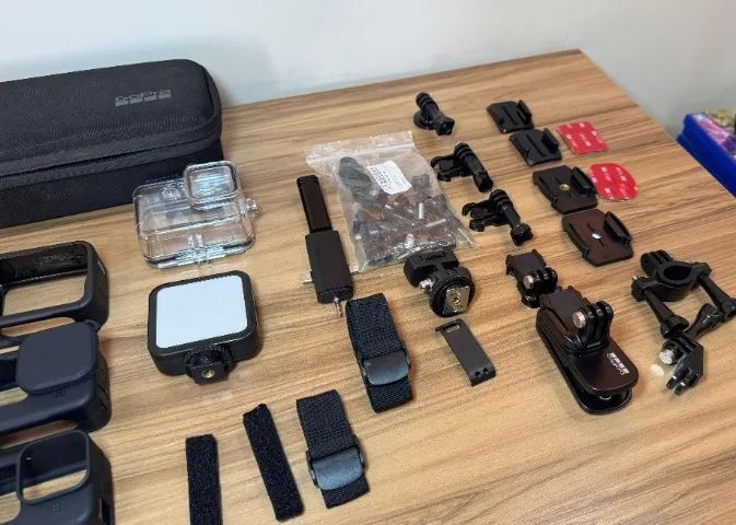 GoPro Hero 9 Black +4 Baterias+Acessórios, Vídeo 5K, Foto 20MP, Novíss, Bolsa, Gar, Troco! - Foto 6