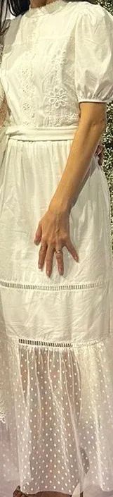 Vestido longo branco 