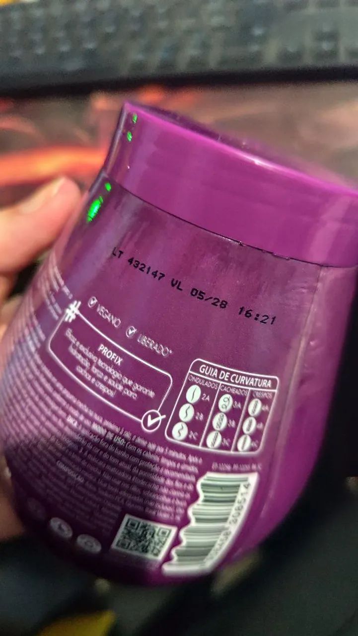 Máscara matizadora MARSALA ROXO 500g Salon Line - Foto 2