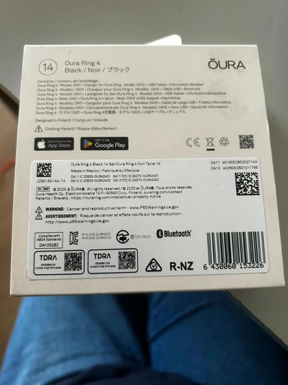 Oura Ring 4 - tamanho 14 - Foto 3