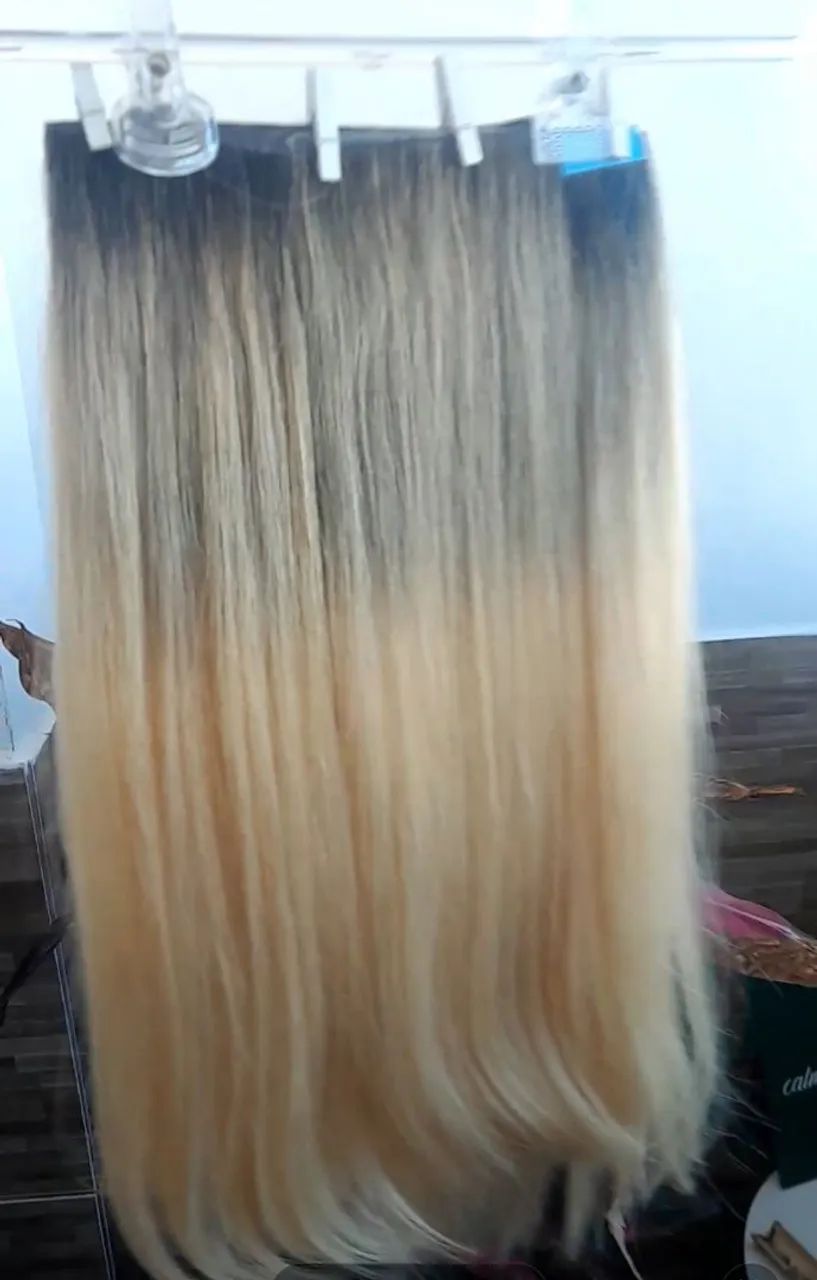 Cabelo humano usado apenas 1x 