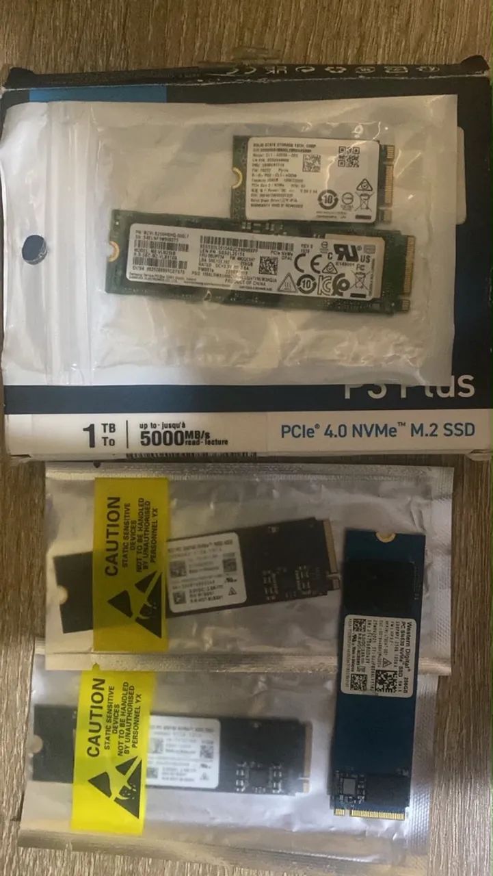 M2 de 512gb e 256gb