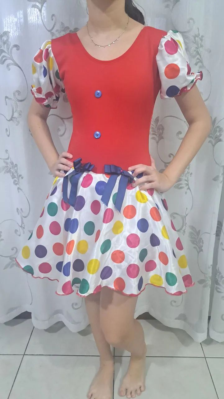 Figurino de Palhaço 