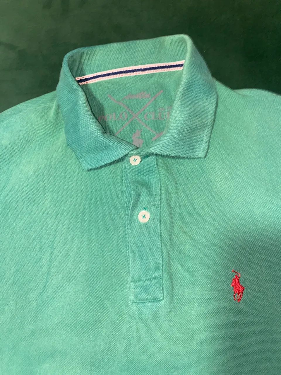 Camisa polo verde 